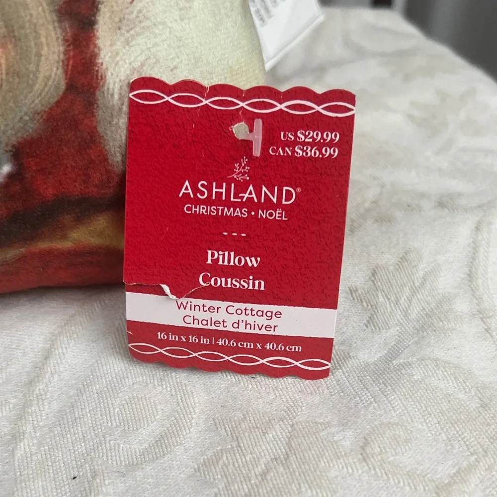 Ashland Santa Claus Pillow - Red, Green, and White